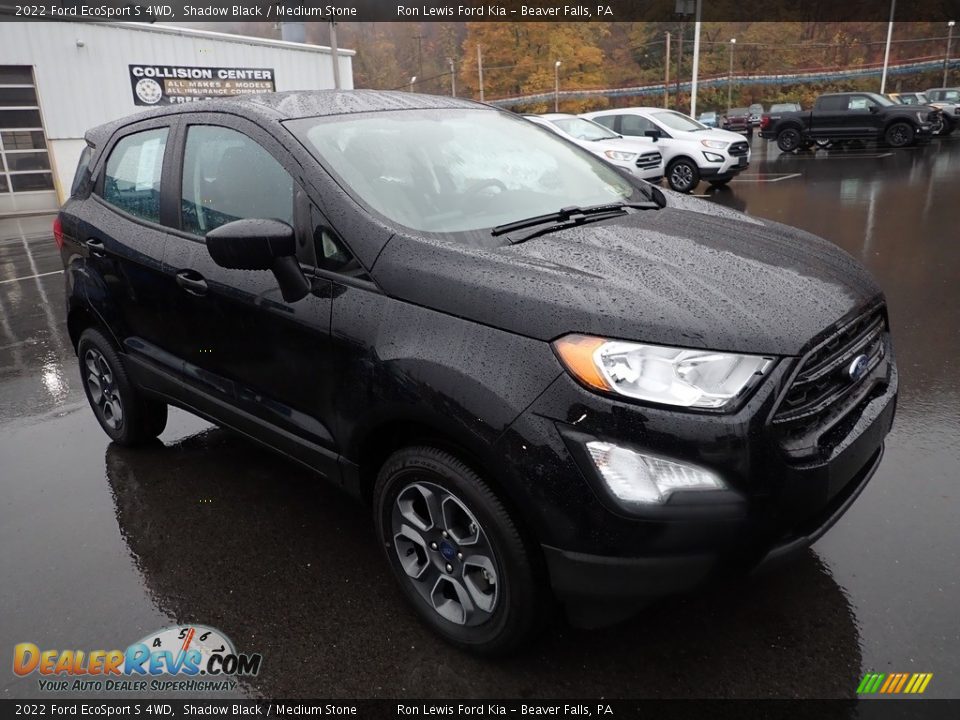2022 Ford EcoSport S 4WD Shadow Black / Medium Stone Photo #2