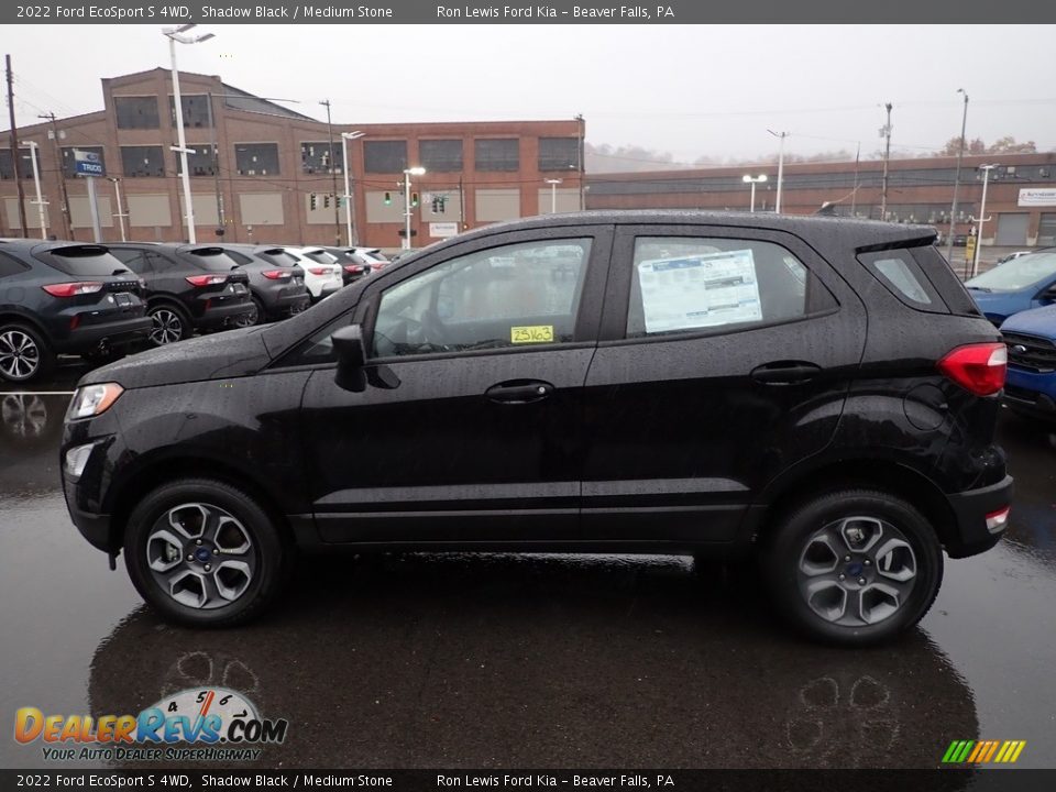 2022 Ford EcoSport S 4WD Shadow Black / Medium Stone Photo #5