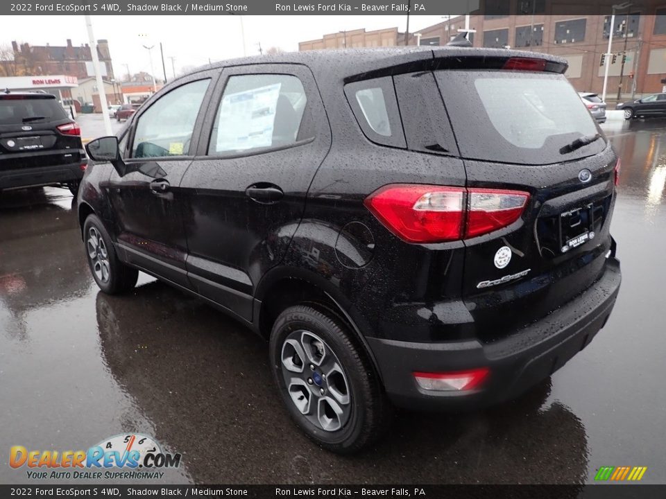 2022 Ford EcoSport S 4WD Shadow Black / Medium Stone Photo #6