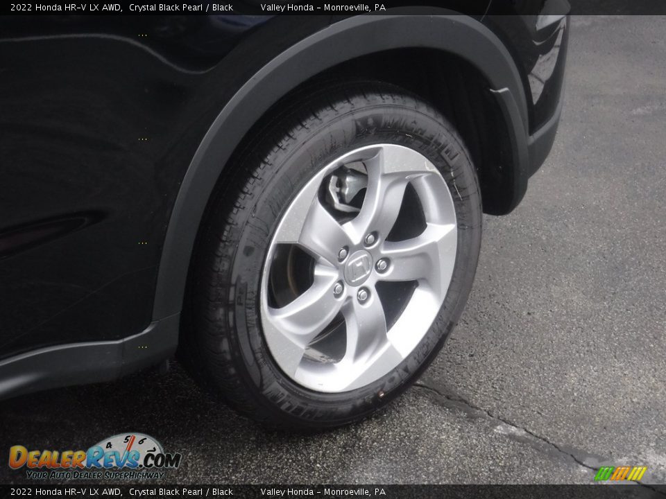 2022 Honda HR-V LX AWD Crystal Black Pearl / Black Photo #3