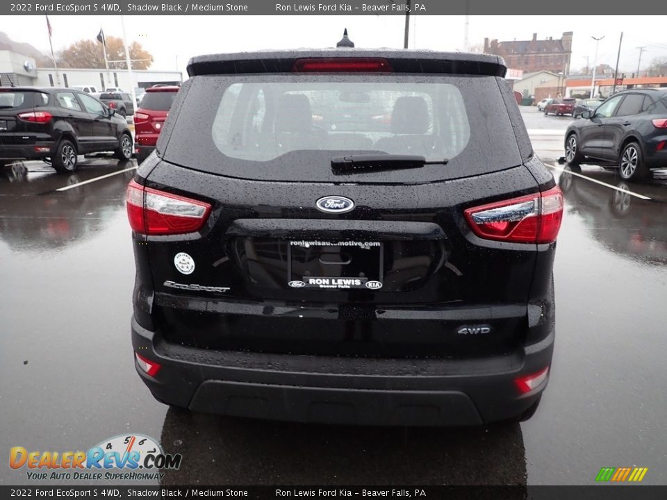 2022 Ford EcoSport S 4WD Shadow Black / Medium Stone Photo #7