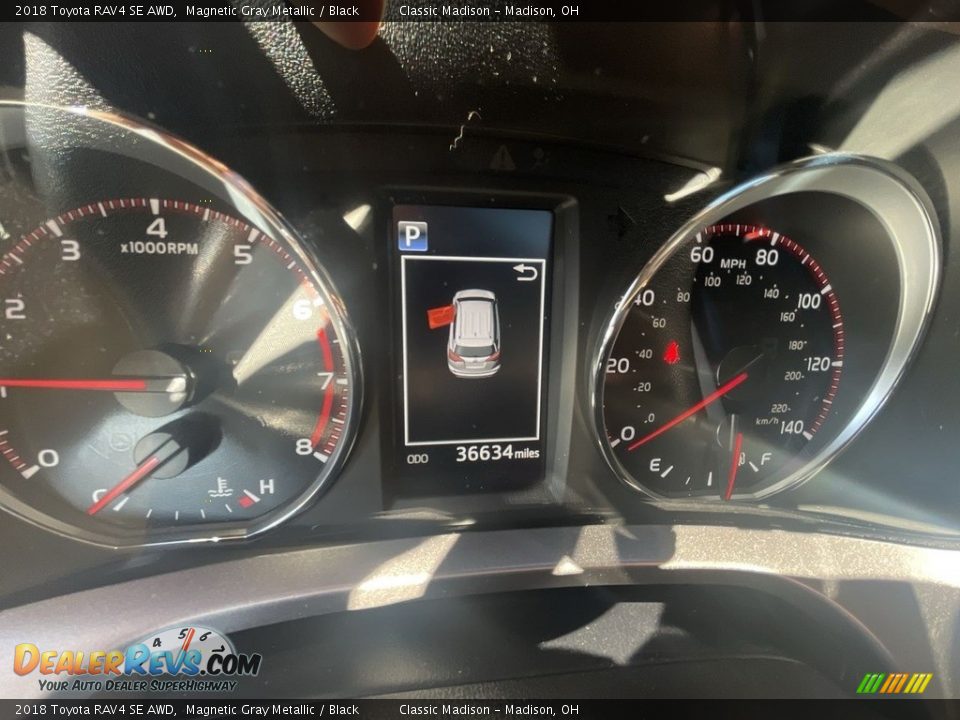 2018 Toyota RAV4 SE AWD Magnetic Gray Metallic / Black Photo #10