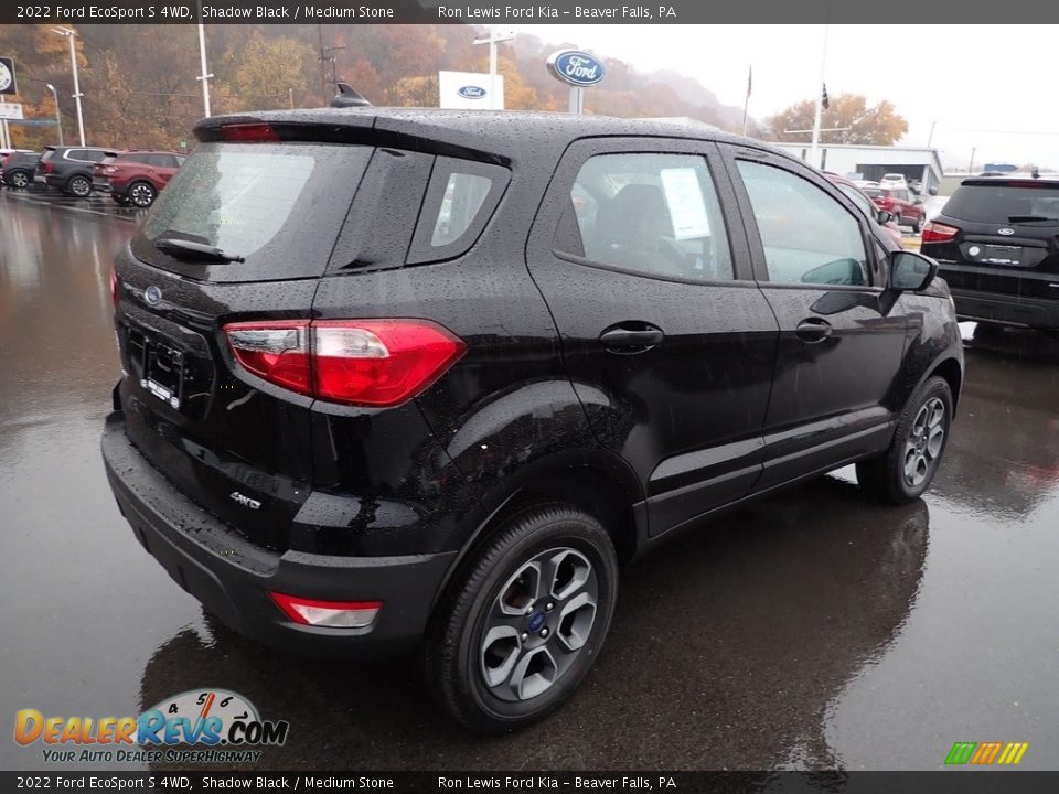 2022 Ford EcoSport S 4WD Shadow Black / Medium Stone Photo #8