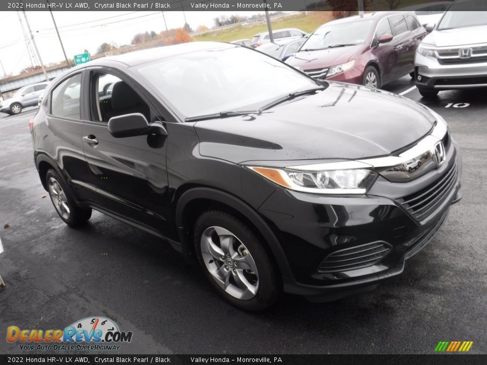 2022 Honda HR-V LX AWD Crystal Black Pearl / Black Photo #5