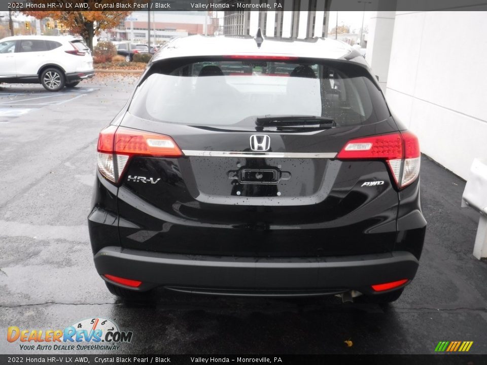 2022 Honda HR-V LX AWD Crystal Black Pearl / Black Photo #7