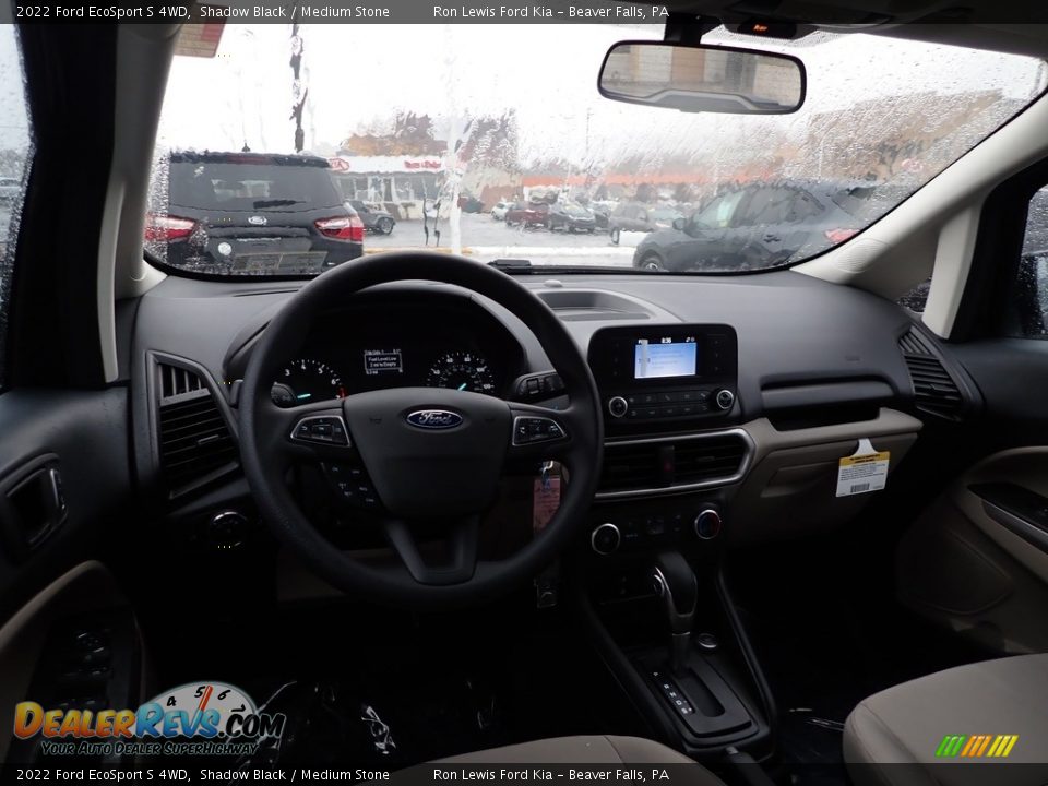 2022 Ford EcoSport S 4WD Shadow Black / Medium Stone Photo #13