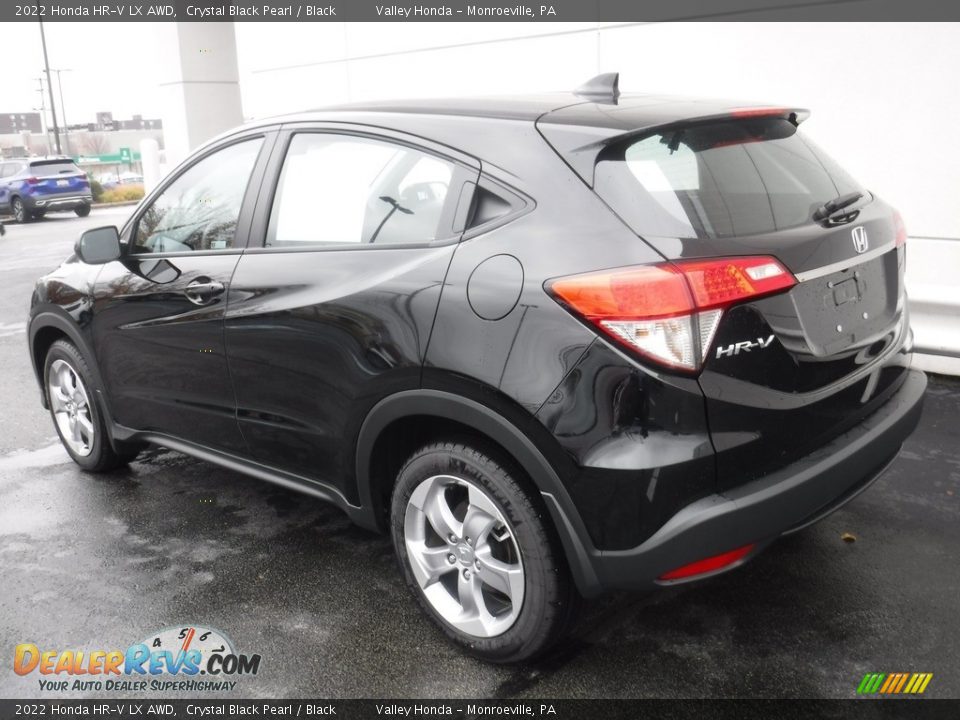 2022 Honda HR-V LX AWD Crystal Black Pearl / Black Photo #9