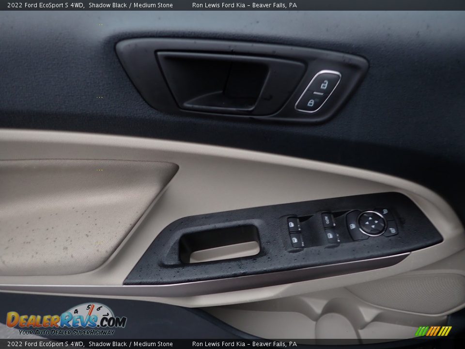 2022 Ford EcoSport S 4WD Shadow Black / Medium Stone Photo #15