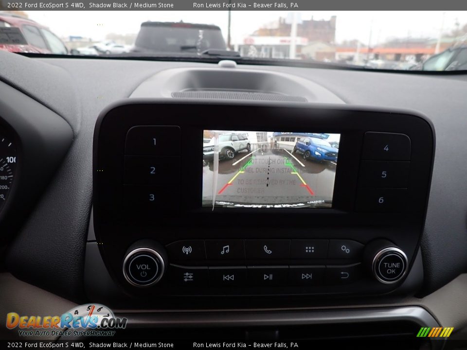 2022 Ford EcoSport S 4WD Shadow Black / Medium Stone Photo #18
