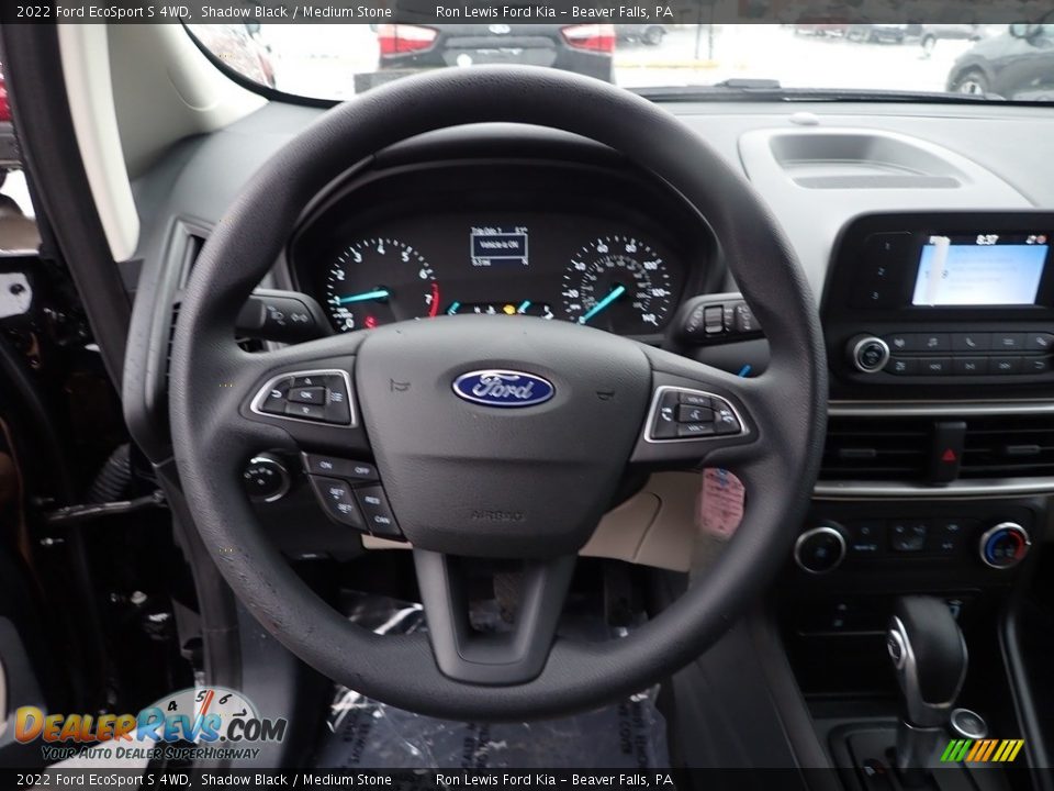 2022 Ford EcoSport S 4WD Shadow Black / Medium Stone Photo #19