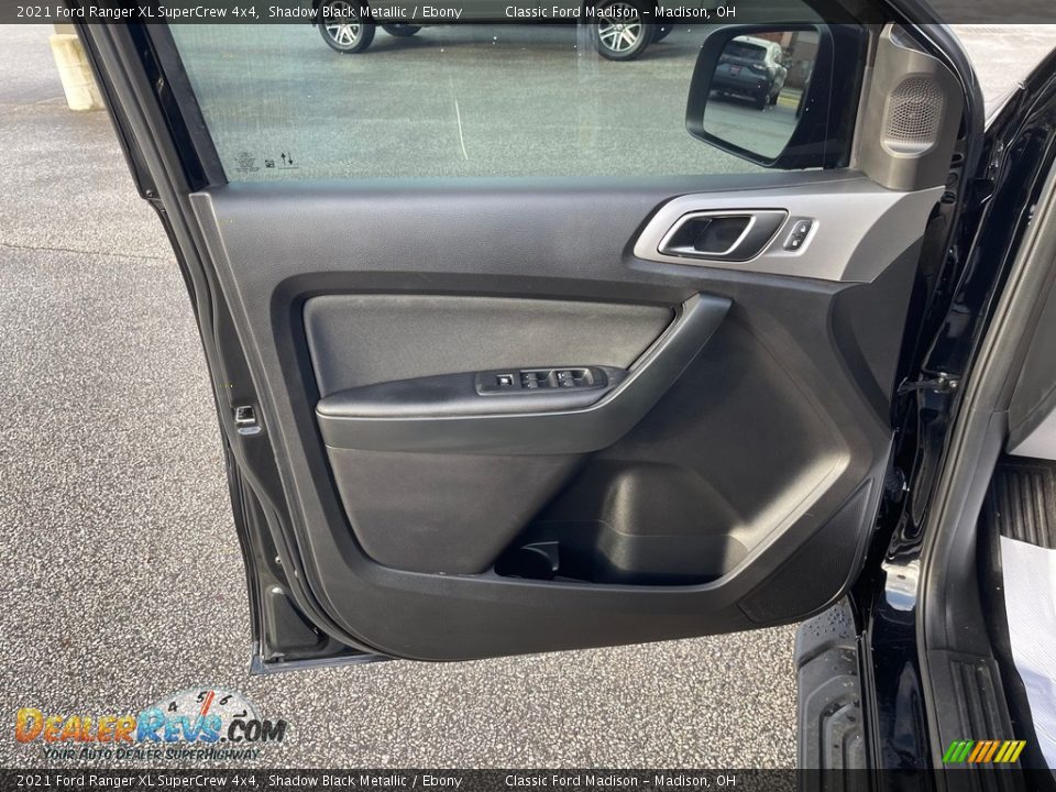 2021 Ford Ranger XL SuperCrew 4x4 Shadow Black Metallic / Ebony Photo #12