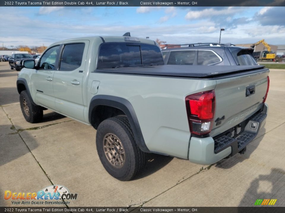 2022 Toyota Tacoma Trail Edition Double Cab 4x4 Lunar Rock / Black Photo #2