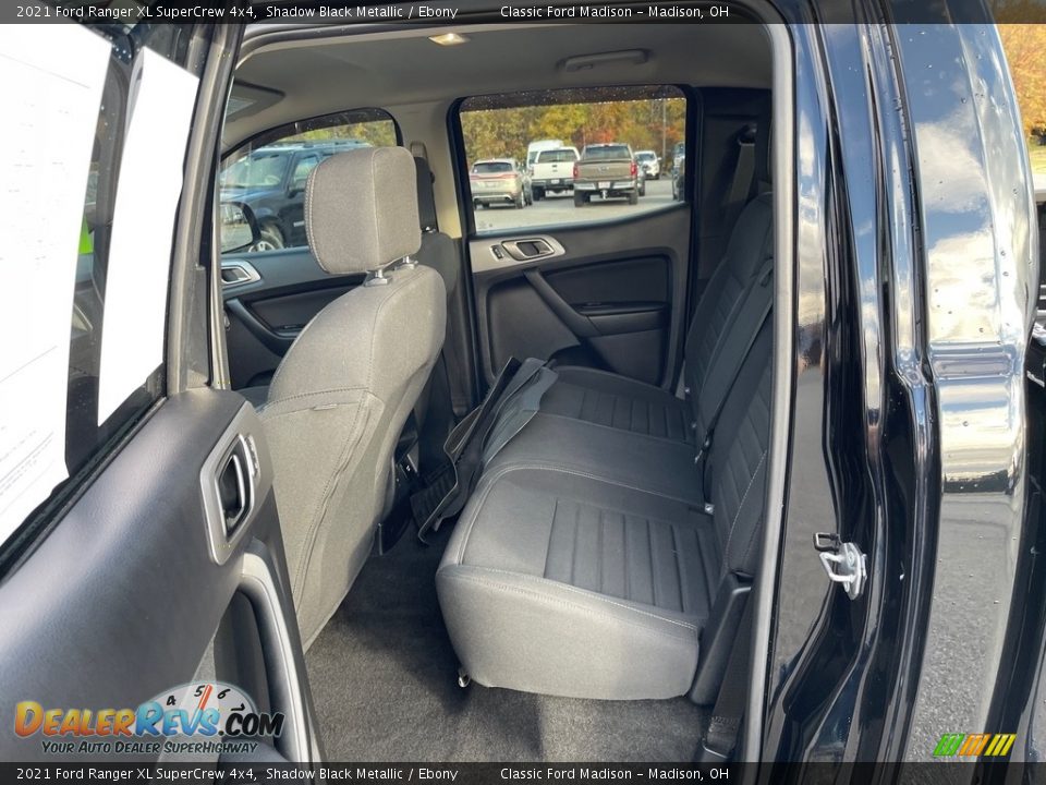 2021 Ford Ranger XL SuperCrew 4x4 Shadow Black Metallic / Ebony Photo #14