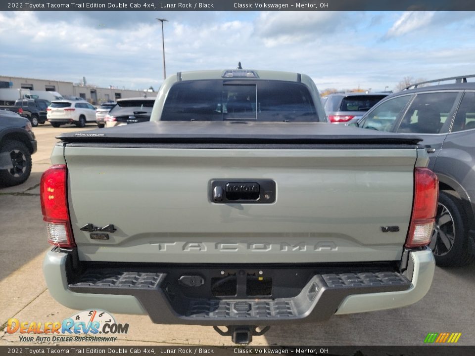 2022 Toyota Tacoma Trail Edition Double Cab 4x4 Lunar Rock / Black Photo #4