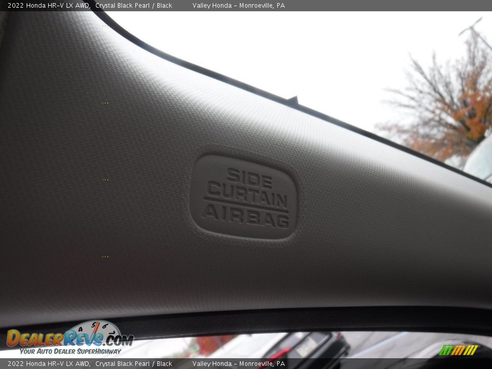 2022 Honda HR-V LX AWD Crystal Black Pearl / Black Photo #19