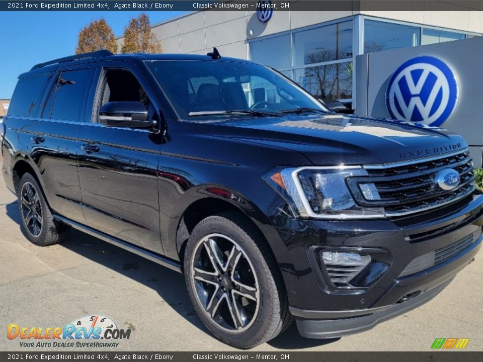 2021 Ford Expedition Limited 4x4 Agate Black / Ebony Photo #1