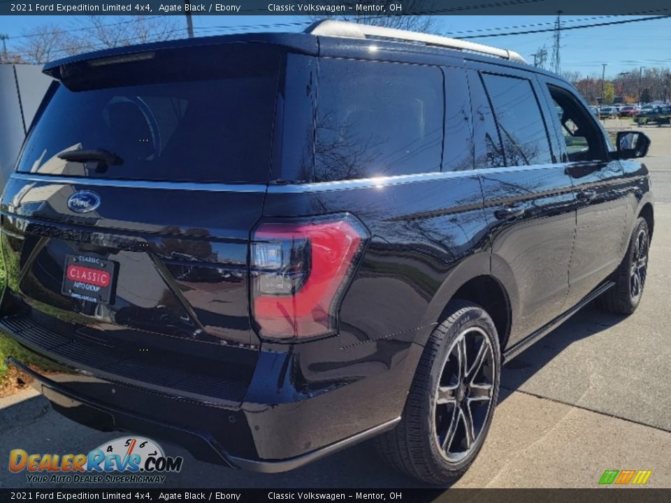2021 Ford Expedition Limited 4x4 Agate Black / Ebony Photo #3