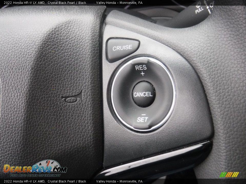 2022 Honda HR-V LX AWD Crystal Black Pearl / Black Photo #22