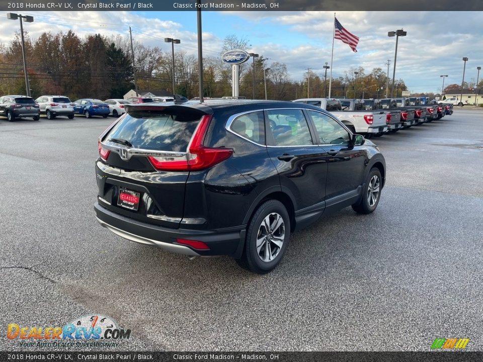 2018 Honda CR-V LX Crystal Black Pearl / Black Photo #5