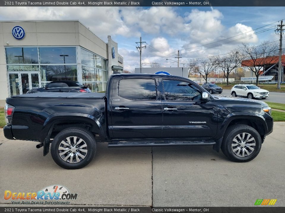 2021 Toyota Tacoma Limited Double Cab 4x4 Midnight Black Metallic / Black Photo #2
