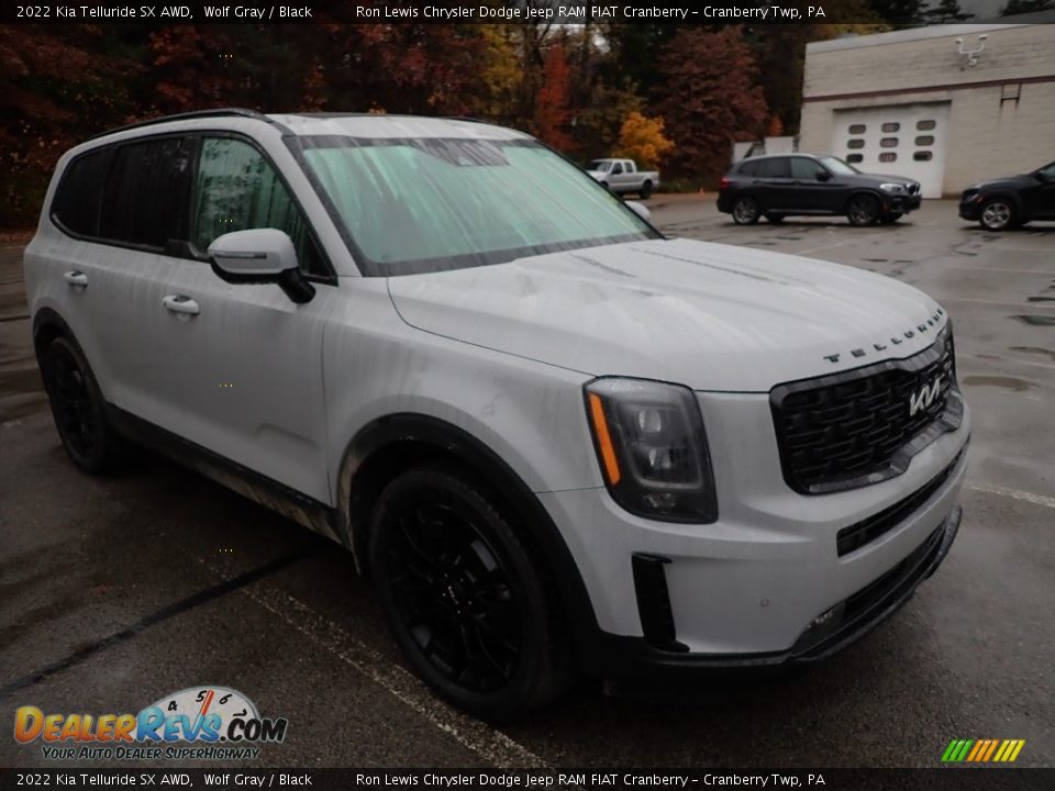 2022 Kia Telluride SX AWD Wolf Gray / Black Photo #3