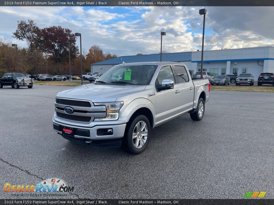 2019 Ford F150 Platinum SuperCrew 4x4 Ingot Silver / Black Photo #1