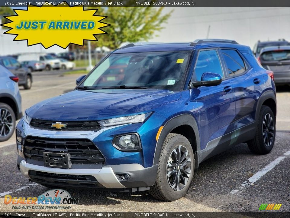 2021 Chevrolet Trailblazer LT AWD Pacific Blue Metallic / Jet Black Photo #1