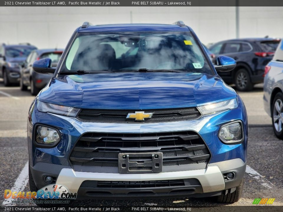 2021 Chevrolet Trailblazer LT AWD Pacific Blue Metallic / Jet Black Photo #3
