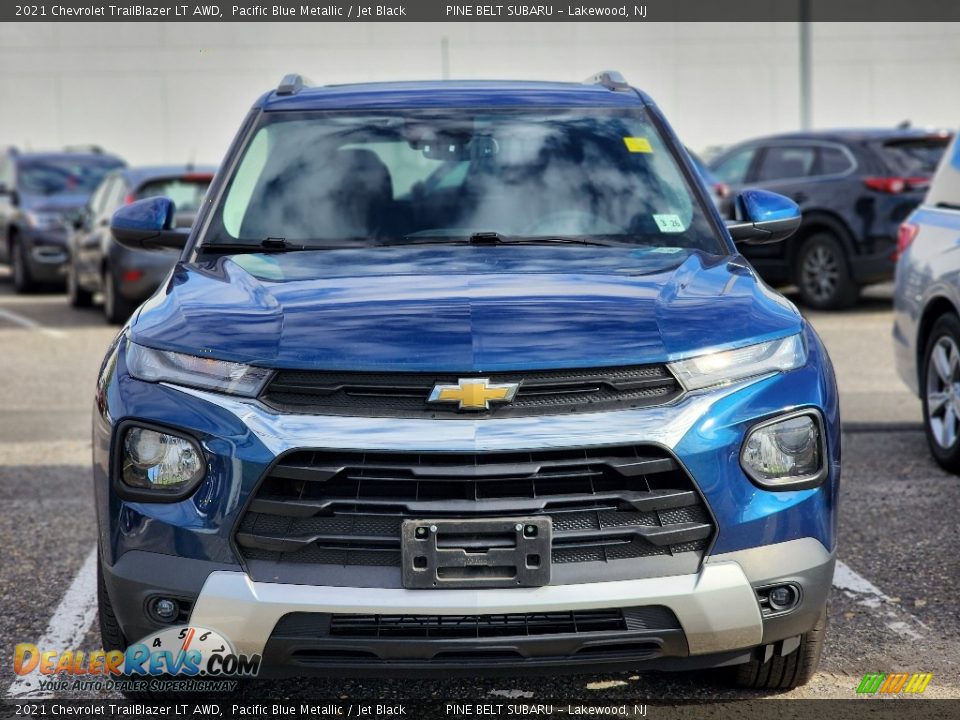 2021 Chevrolet TrailBlazer LT AWD Pacific Blue Metallic / Jet Black Photo #3