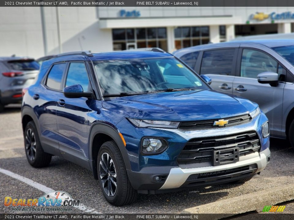 2021 Chevrolet Trailblazer LT AWD Pacific Blue Metallic / Jet Black Photo #4