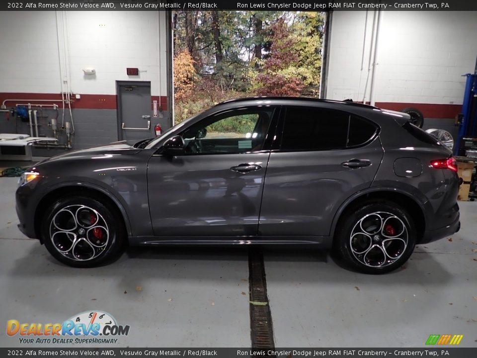 Vesuvio Gray Metallic 2022 Alfa Romeo Stelvio Veloce AWD Photo #2