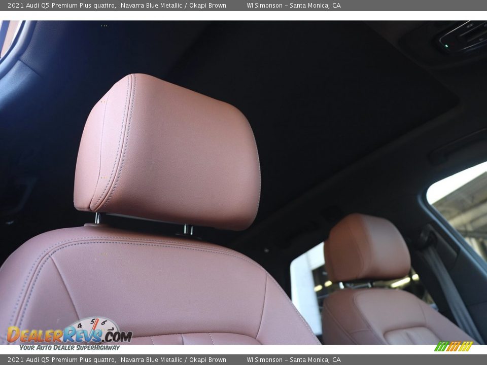 2021 Audi Q5 Premium Plus quattro Navarra Blue Metallic / Okapi Brown Photo #20