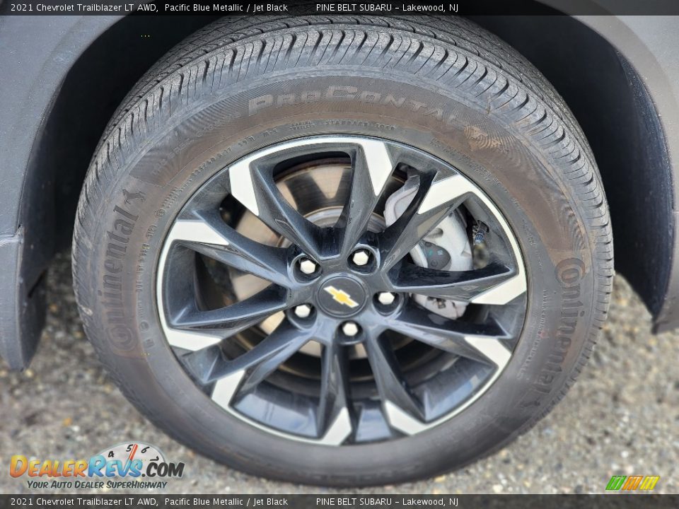 2021 Chevrolet Trailblazer LT AWD Pacific Blue Metallic / Jet Black Photo #5