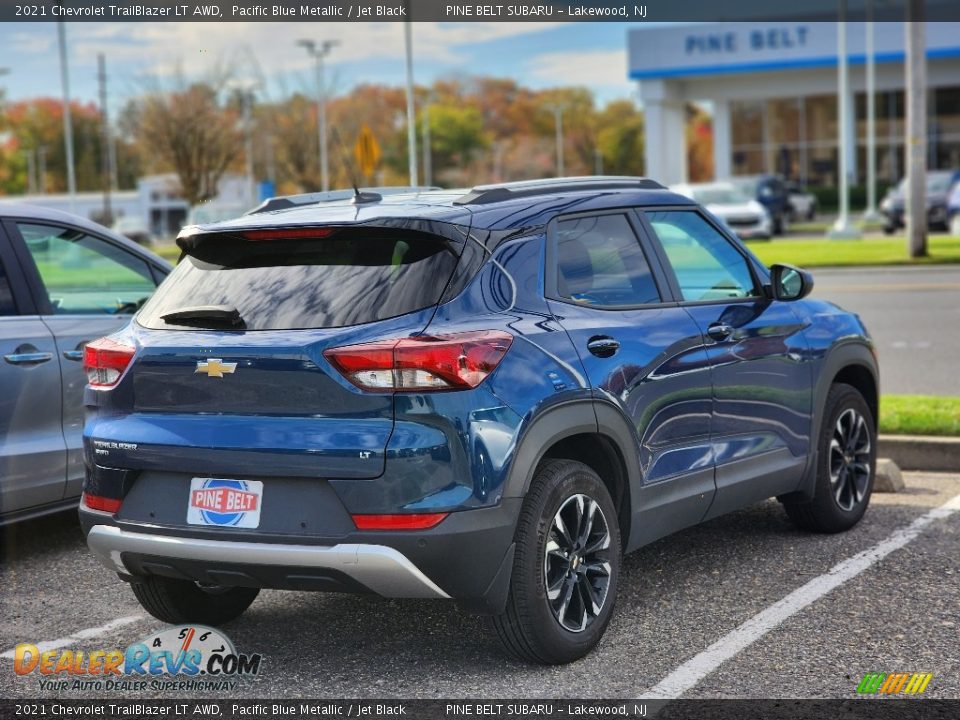 2021 Chevrolet Trailblazer LT AWD Pacific Blue Metallic / Jet Black Photo #7