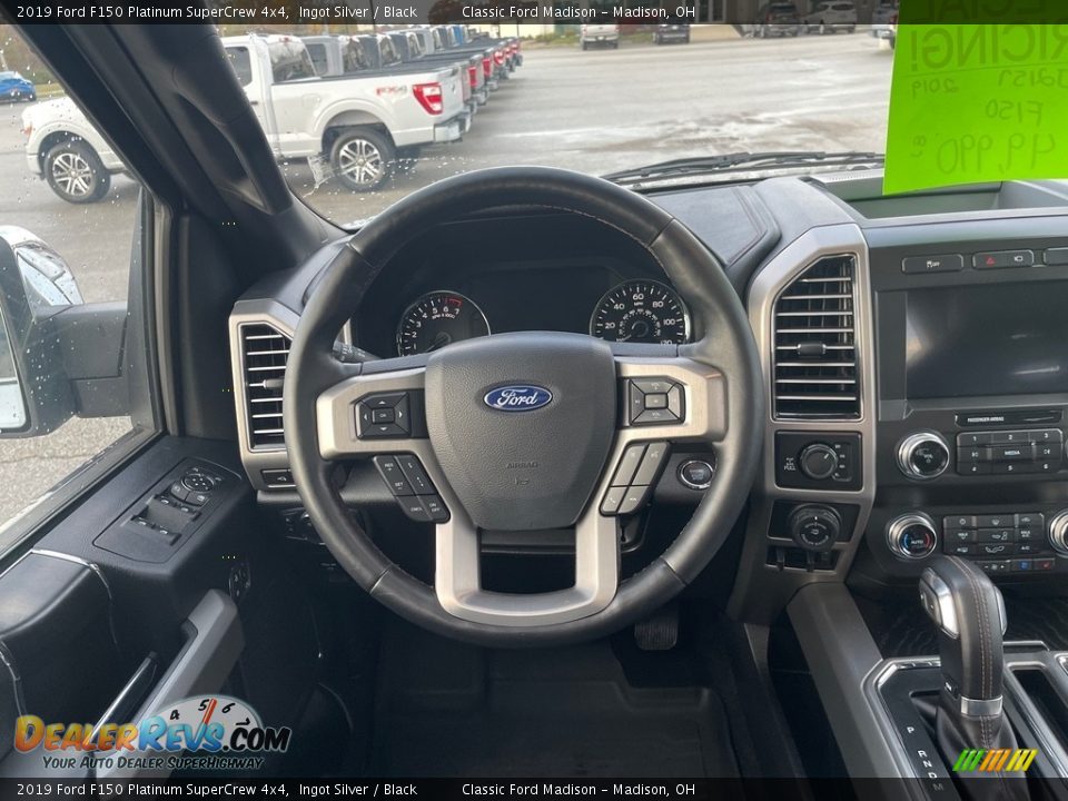 2019 Ford F150 Platinum SuperCrew 4x4 Ingot Silver / Black Photo #9