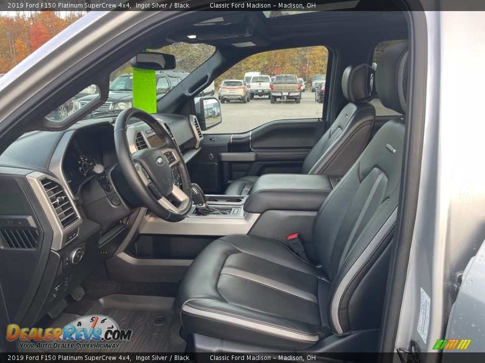 2019 Ford F150 Platinum SuperCrew 4x4 Ingot Silver / Black Photo #11