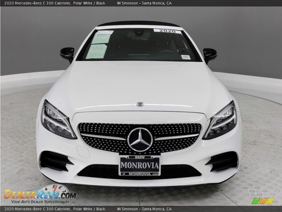 2020 Mercedes-Benz C 300 Cabriolet Polar White / Black Photo #2