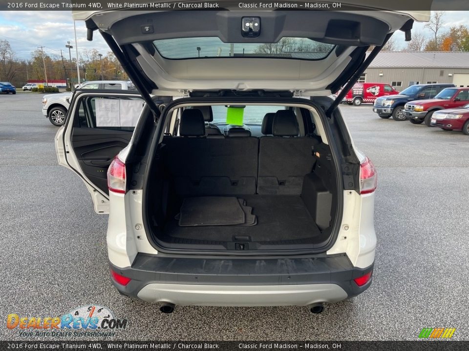 2016 Ford Escape Titanium 4WD White Platinum Metallic / Charcoal Black Photo #15