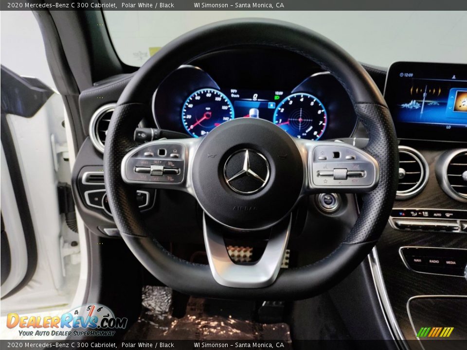 2020 Mercedes-Benz C 300 Cabriolet Polar White / Black Photo #15