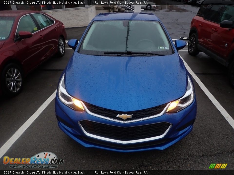 2017 Chevrolet Cruze LT Kinetic Blue Metallic / Jet Black Photo #2