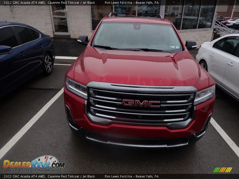 2022 GMC Acadia AT4 AWD Cayenne Red Tintcoat / Jet Black Photo #2
