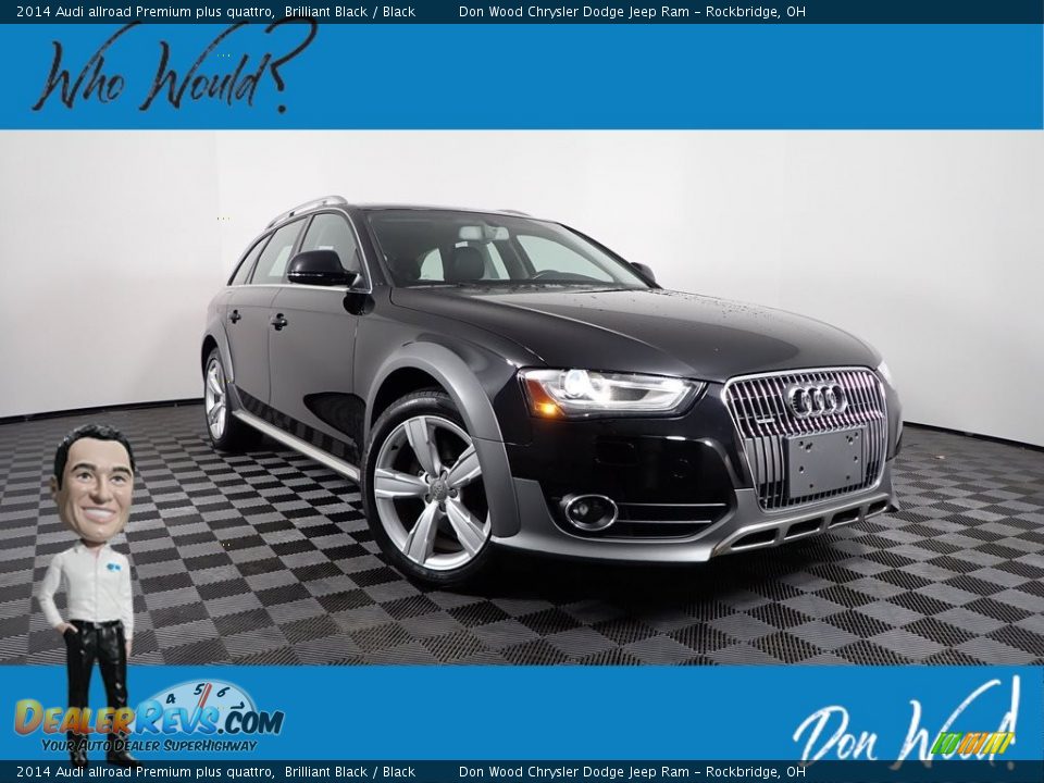 2014 Audi allroad Premium plus quattro Brilliant Black / Black Photo #1