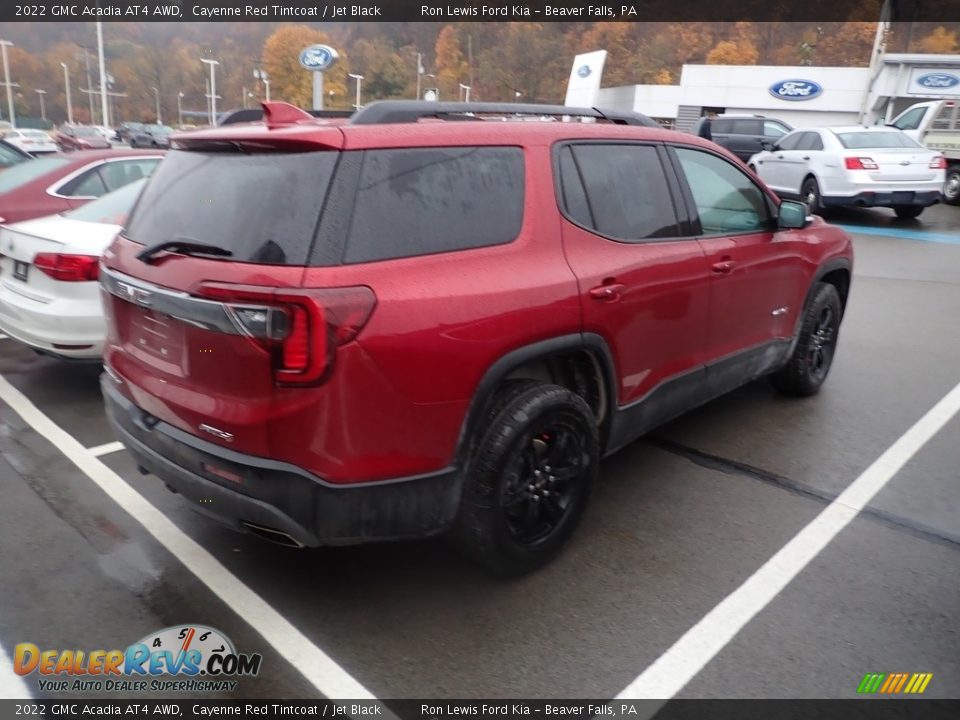 2022 GMC Acadia AT4 AWD Cayenne Red Tintcoat / Jet Black Photo #4