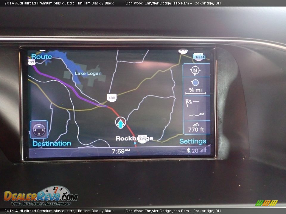 2014 Audi allroad Premium plus quattro Brilliant Black / Black Photo #3