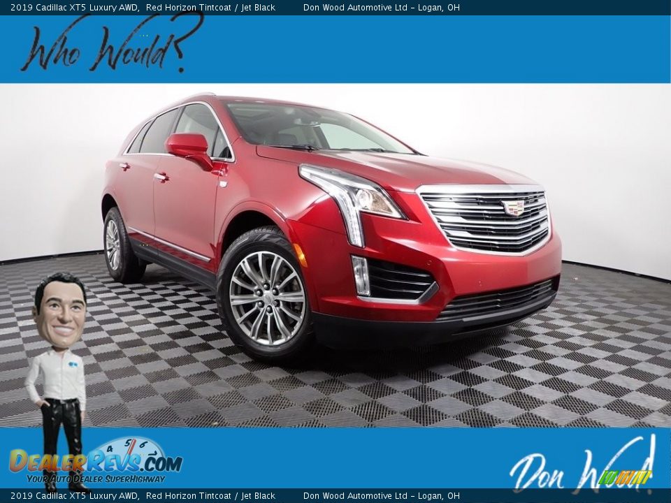 2019 Cadillac XT5 Luxury AWD Red Horizon Tintcoat / Jet Black Photo #1