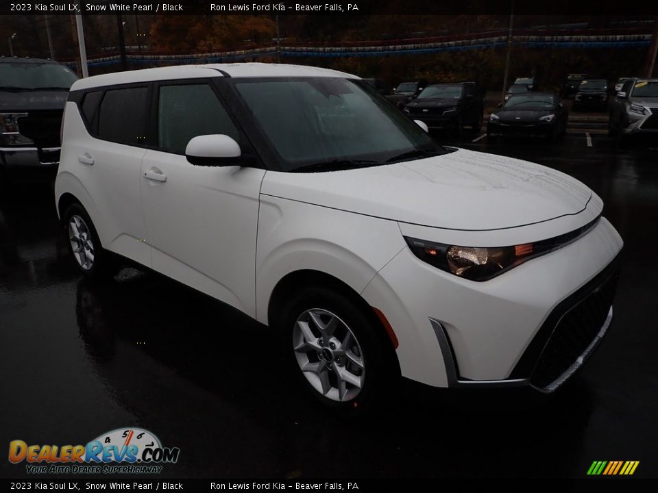 2023 Kia Soul LX Snow White Pearl / Black Photo #2