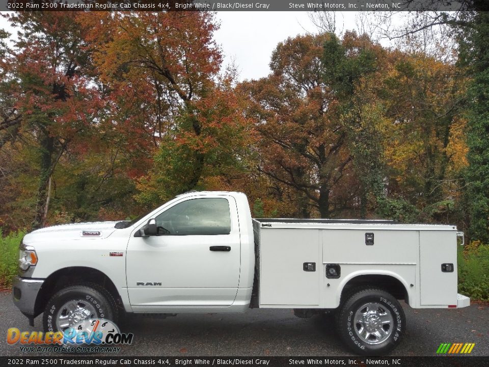 Bright White 2022 Ram 2500 Tradesman Regular Cab Chassis 4x4 Photo #1