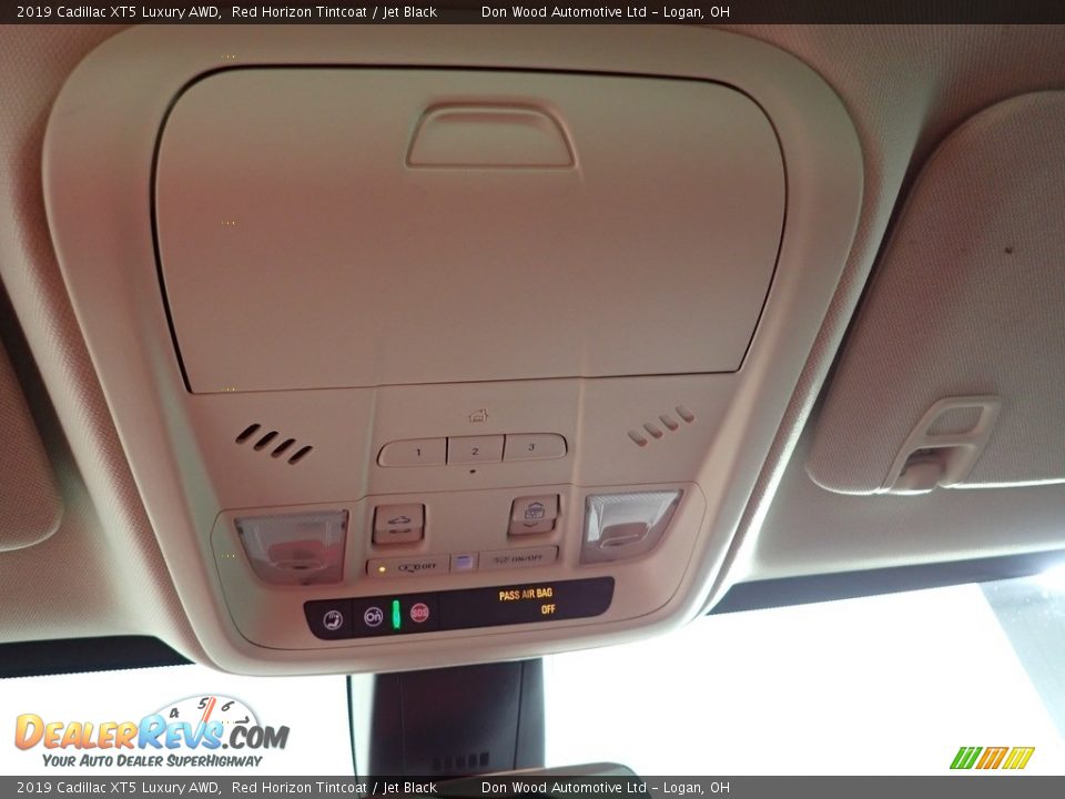 2019 Cadillac XT5 Luxury AWD Red Horizon Tintcoat / Jet Black Photo #24