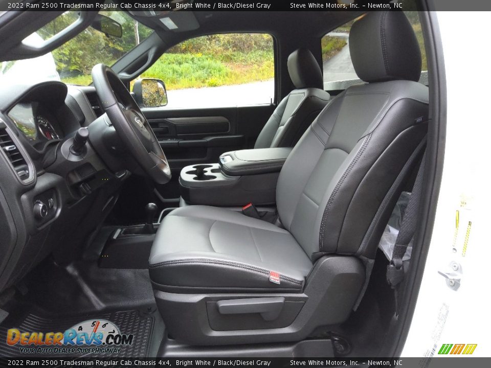 Black/Diesel Gray Interior - 2022 Ram 2500 Tradesman Regular Cab Chassis 4x4 Photo #13
