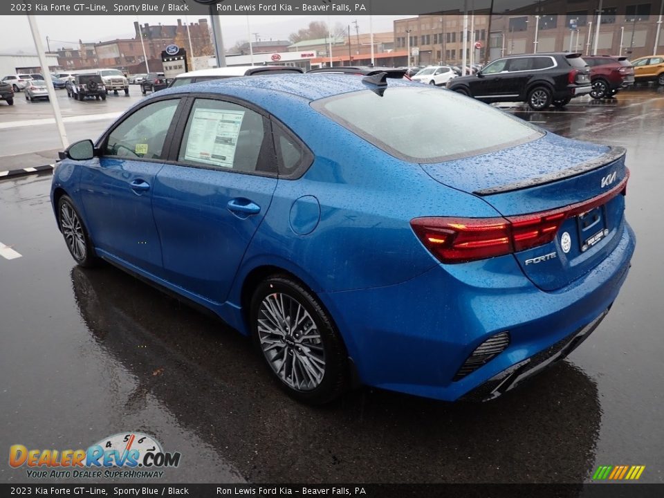 2023 Kia Forte GT-Line Sporty Blue / Black Photo #6